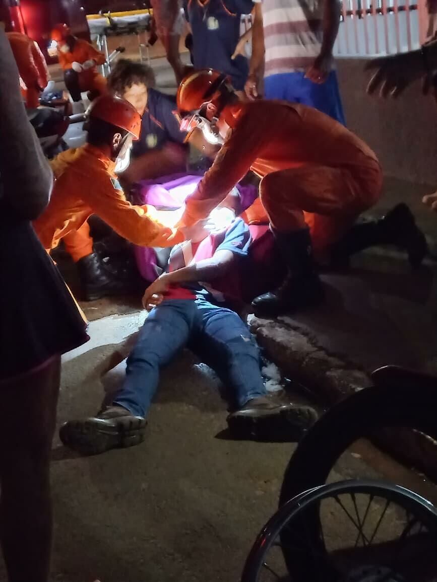 Imagem de compartilhamento para o artigo Colisão entre Broz e Shineray deixa dois entregadores feridos no Vale do Amanhecer, em Costa Rica da MS Todo dia